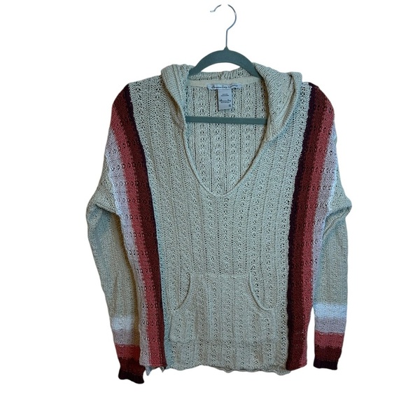 American Rag Striped Hooded Sweater - Picture 1 of 4